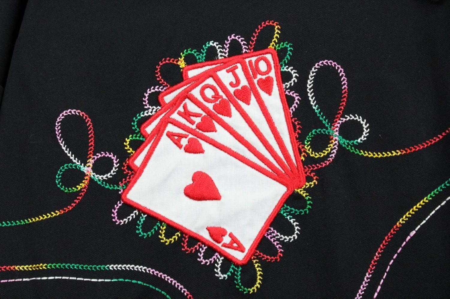 Amazon.com: Benny's Las Vegas Casino Poker Western Shirt, (M